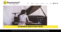 Desktop Screenshot of beeyourconcert.com